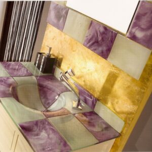Conjunto Royal Morado-Blanco