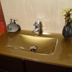 Lavabo de cristal Oro Optico